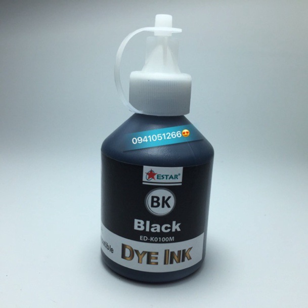 HDF Mực in phun màu đen(Black) dùng cho HP deskjet 1115/GT 5810/5820- Canon IP 2770/2870/IP3680/7270(Đen) 25 YC19