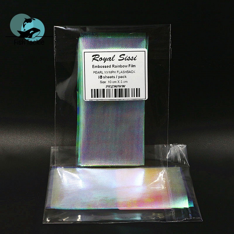 Set 10 Tờ Dây Câu Cá 10*5cm Màu Cầu Vồng Nổi Bật