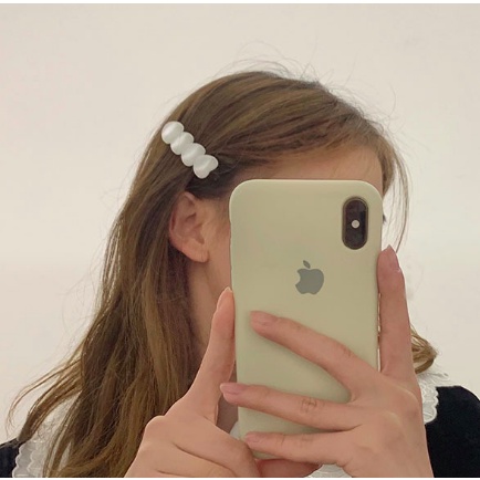 Kẹp tóc 2 mảnh tình yêu - gói 2 cái 6cm hình vuông kẹp tóc mái xà cừ kiểu hàn quốc (KT93)