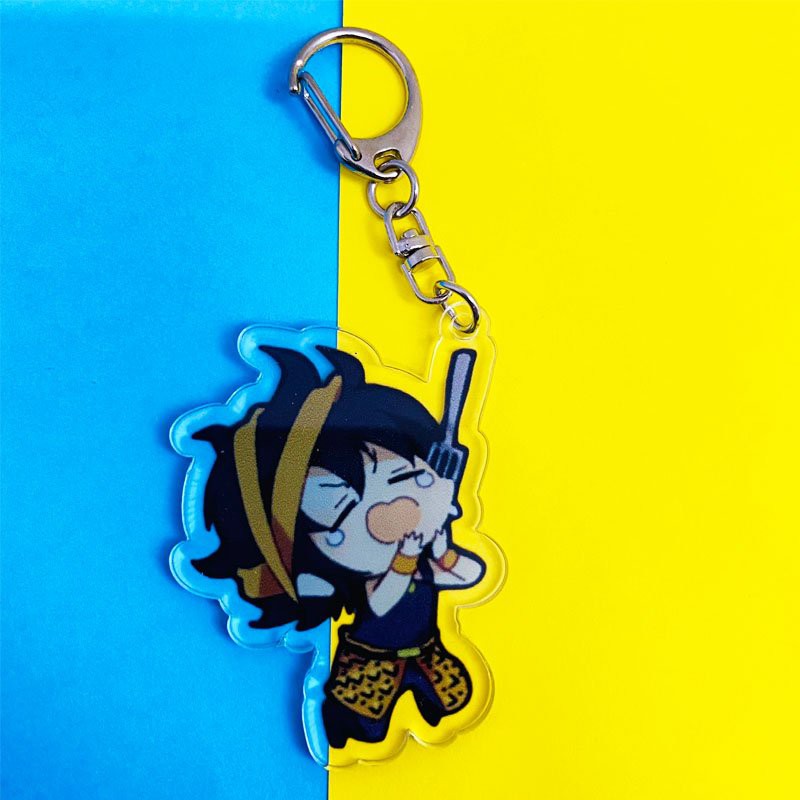 ( Mica trong acrylic) Móc khóa JoJo's bizarre adventure ver treo in hình anime