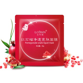 Lcosin - Mặt nạ giấy lựu đỏ