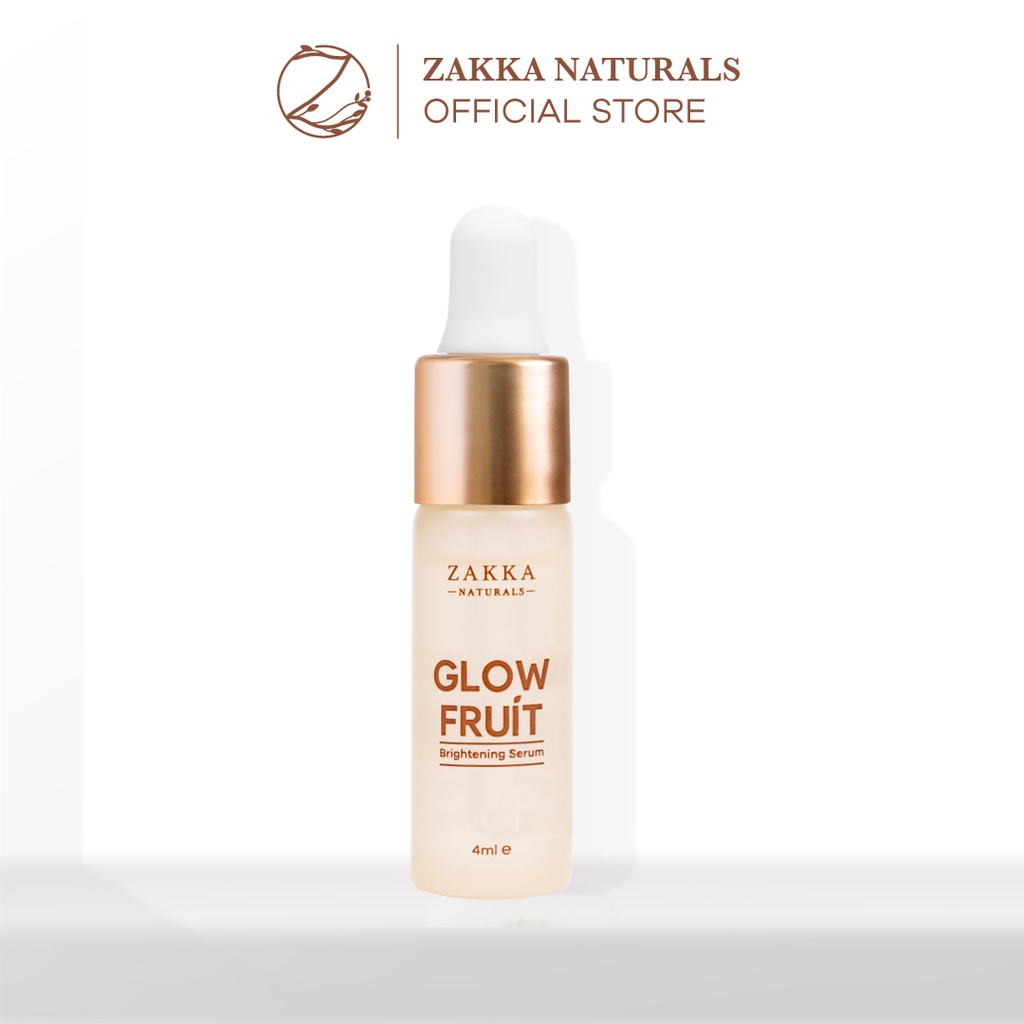 Sample Serum Vitamin C Zakka Naturals Glow Fruit Brightening Sáng Da, Mờ Thâm, Căng Bóng Và Chống Lão Hóa 4ml