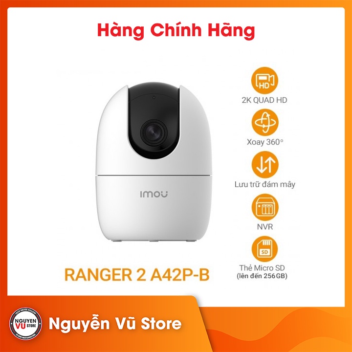 Camera IP Wifi IMOU 2K IPCA42PIMOU 4.0MP IMOU A42P Hàng Chính Hãng