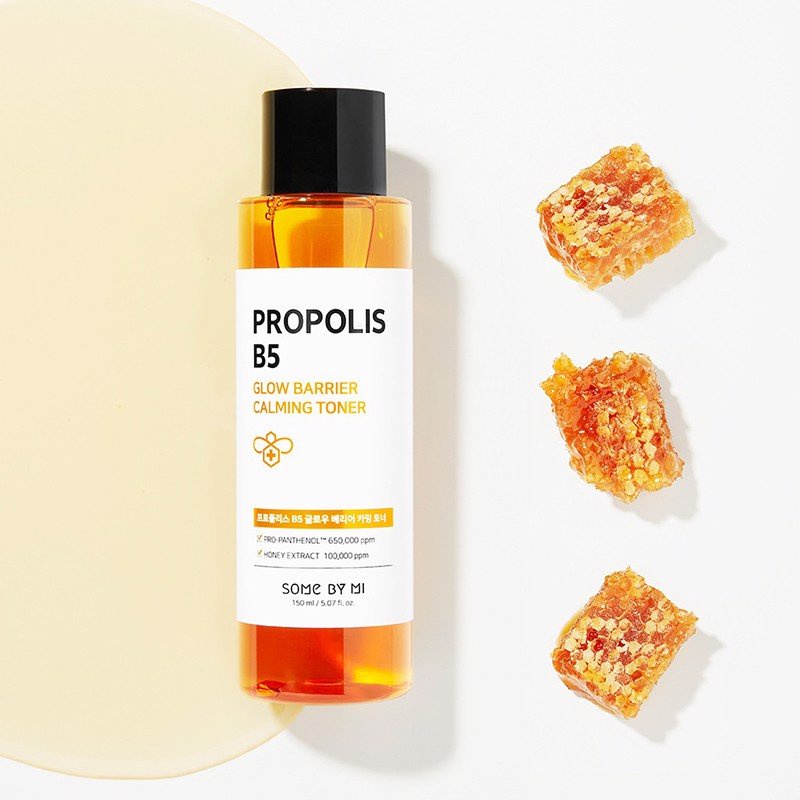 Some By Mi Nước hoa hồng Propolis B5 Glow Barrier Calming Toner 150ml