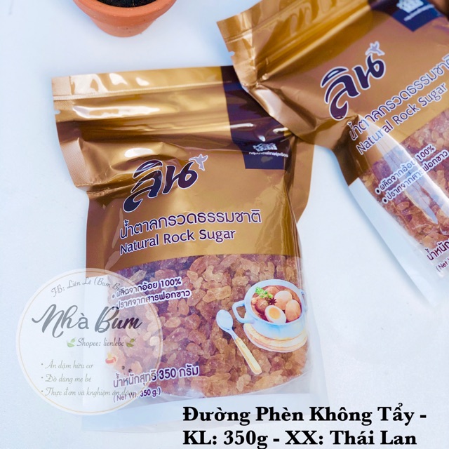 Đường phèn không tẩy Thái Lan- 350g