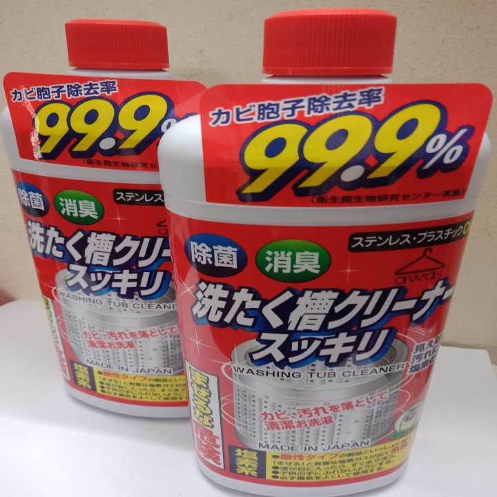 Nước vệ sinh lồng máy giặt Nhật Bản ROCKET 99.9%