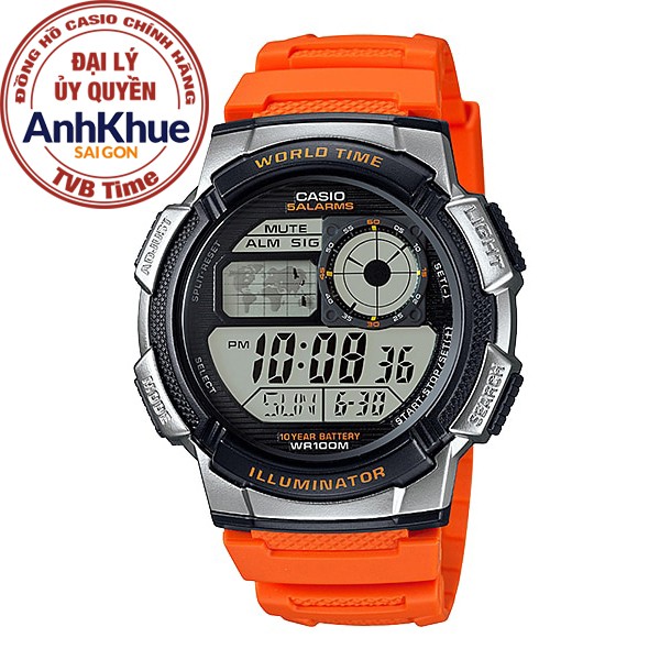Đồng hồ nam dây nhựa Casio Standard chính hãng Anh Khuê AE-1000W-4BVDF (43mm)