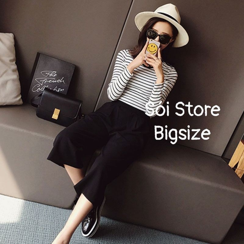 40-100kg Quần ống rộng bigsize cluthes co giãn mặc hè | BigBuy360 - bigbuy360.vn