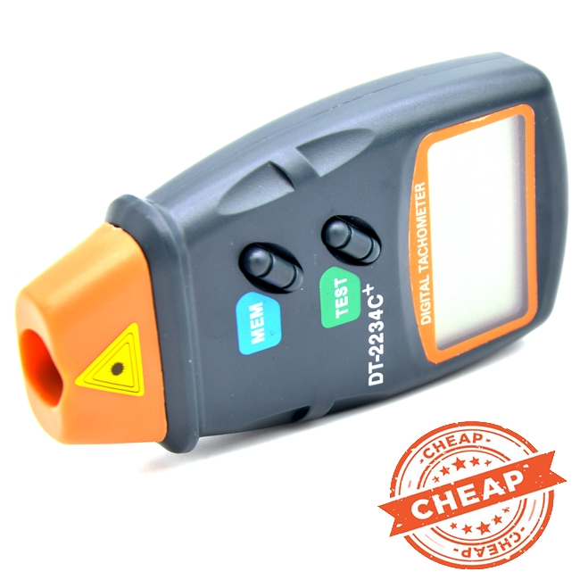 Máy Đo Tốc Độ Gốc Dt2234 C+Màn Hình Lcd 2.5rpm-9999rpm