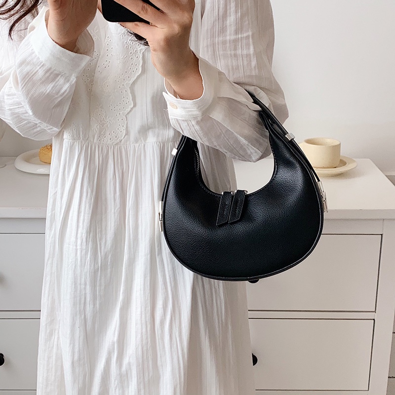 Túi xách tay đeo một bên vai IELGY kết cấu nhẹ phong cách Hàn Quốc retro đơn giản thời trang cho nữ