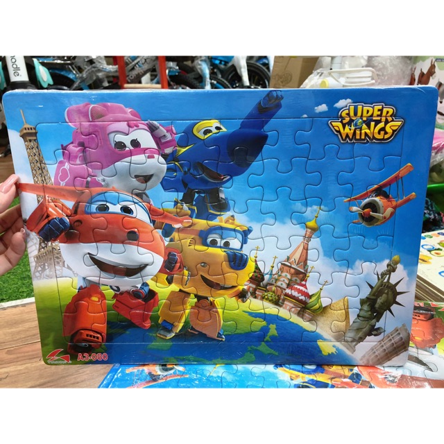 Tranh Ghép Hình (Đội Bay Siêu Đẳng, Công Chúa Lọ Lem) Thông Minh A3 - 48 Chi Tiết