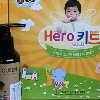 Hero Kid Gold  - bé ăn ngon (liệu trình 3 hộp tặng sữa tắm cho mẹ và bé trị giá 200k)
