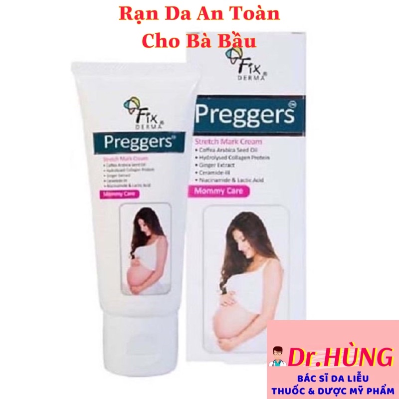 ✅ [CHÍNH HÃNG] Kem Rạn Bà Bầu Mờ Vết Rạn - Fixderma Preggers Stretch Mark Cream