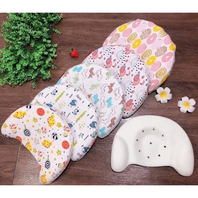 Gối Cao Su Non Chống Ngạt Khí Cho Bé