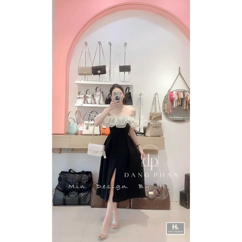 ĐẦM TRỄ VAI UMI XẾP TẦNG