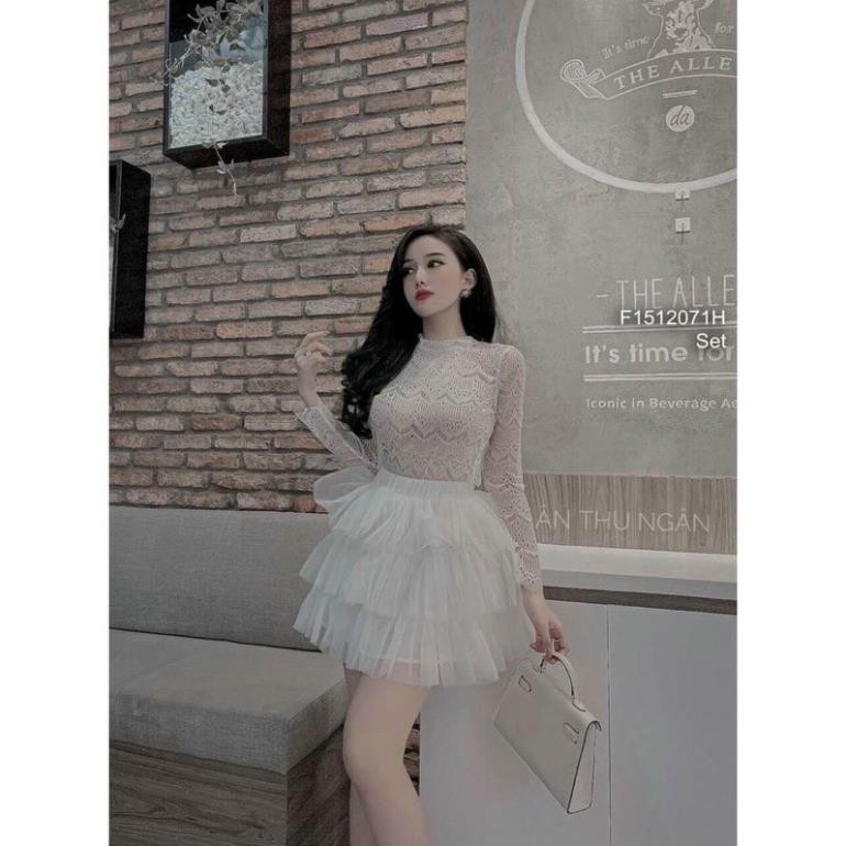 Chân Váy Voan Ngắn Nhiều Tầng Công Chúa Super Cute Trắng Đen DRCV32 Mys hitshop | BigBuy360 - bigbuy360.vn