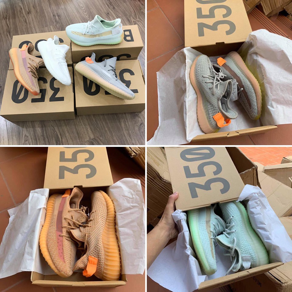 ( Full Box) Giày Sneakers Yeezy 350 boost True Form