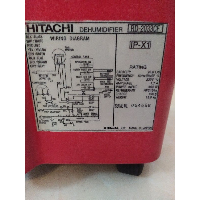 máy hút ẩm Hitachi