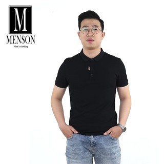 ⭐️HÀNG LOẠI 1⭐️Áo polo nam cổ bẻ basic vải cotton co giãn 4 chiều - Áo thun nam xuất xịn, chất mát ôm body MENSON M-6721