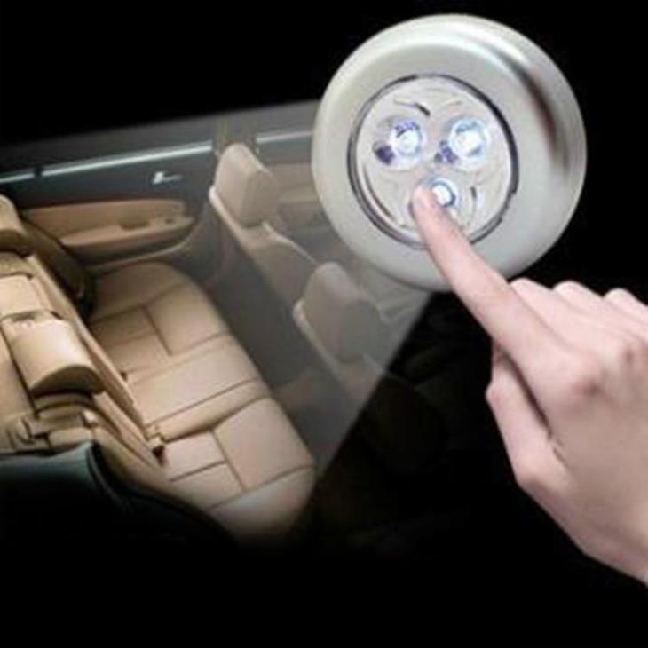 Đèn Led Dán Tường 3 Bóng - Gắn Tủ Quần Áo Phòng Ngủ, Tủ Bếp - Dùng Pin AAA