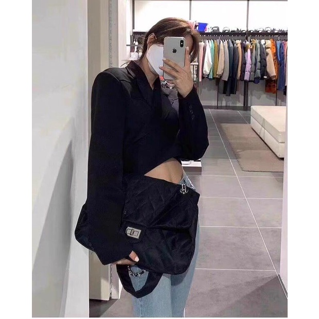 Túi xách phao bảng to gucci thời trang 2022 túi đen vai có dây đeo chéo