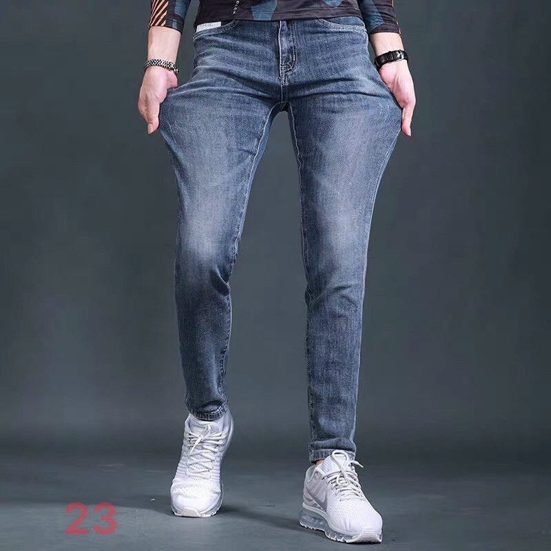 Quần jean nam chất bò co giãn, quần bò nam nhiều mẫu giá rẻ PN ms23
