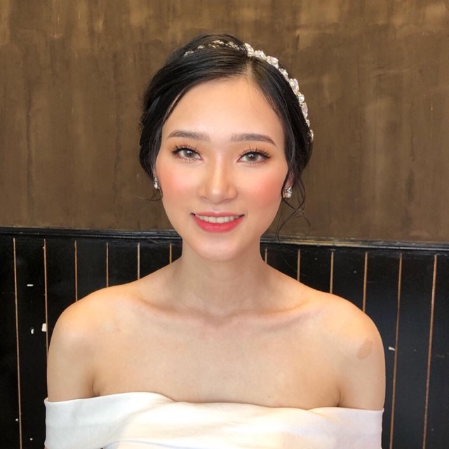 [Phụ kiện cô dâu] Cài đá trắng