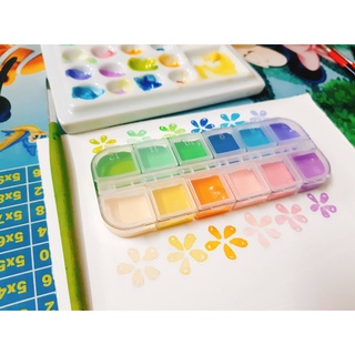 Set màu nước Pocket Holbein Pastel