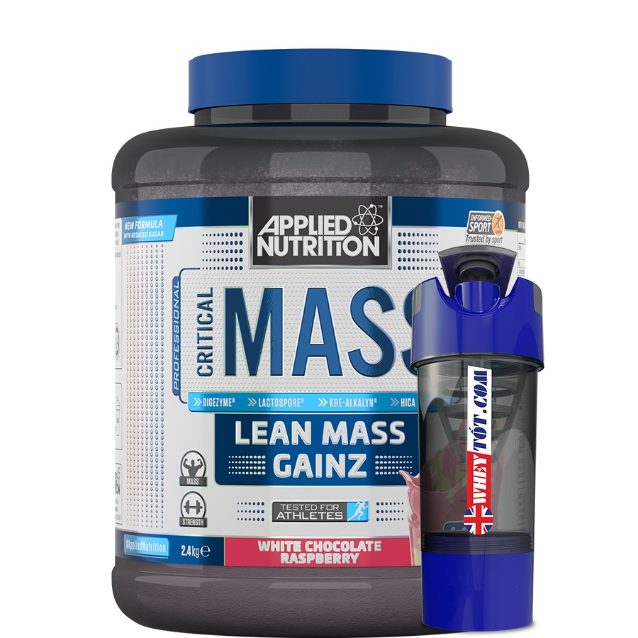 Mass Tăng Cân Critical Mass Applied Nutrition 2,4Kg & Bình Lắc