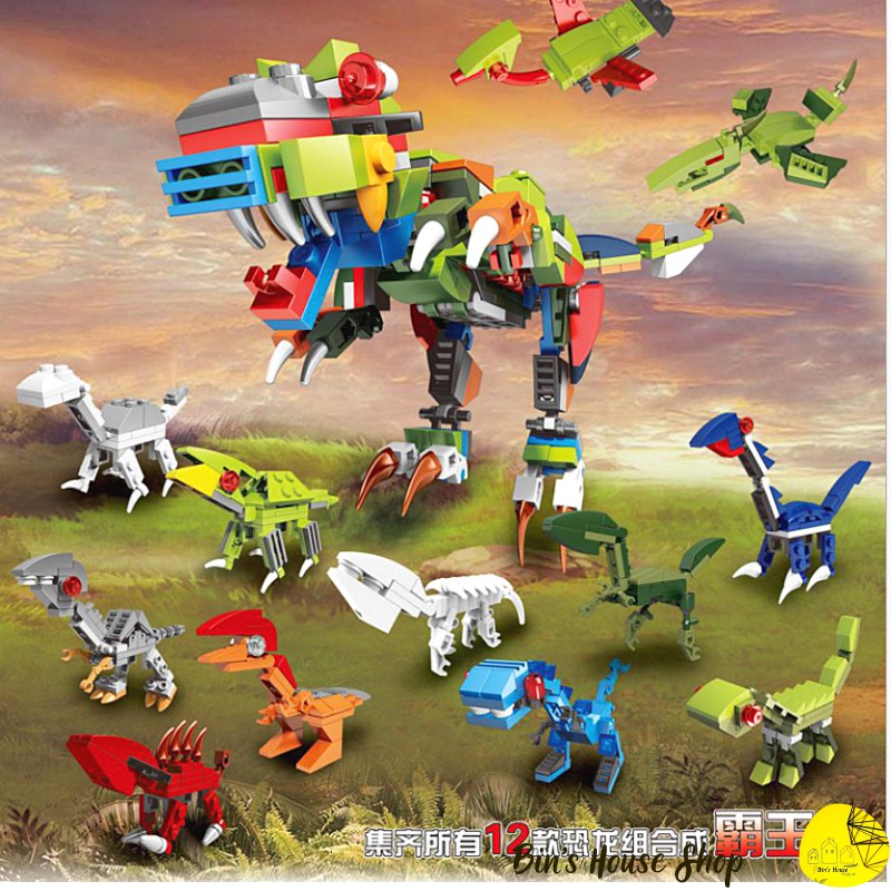Mô Hình Đồ Chơi Trí Tuệ- ĐỒ CHƠI LÁP RÁP LEGO Trứng Khủng Long