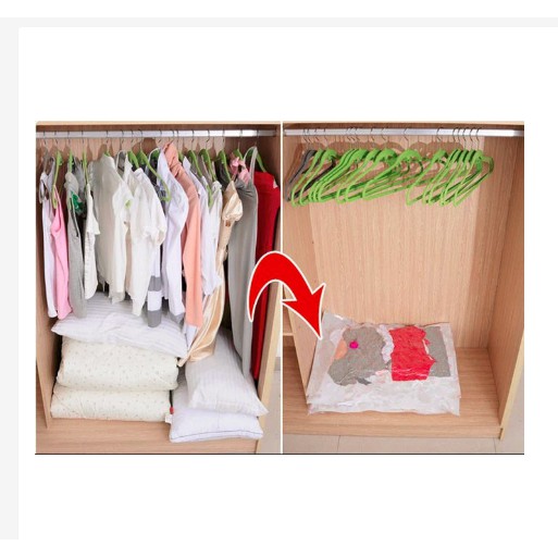 Túi Hút Chân Không Đựng Chăn Gối, Quần Áo - Đa Năng, Chống Bụi Ẩm Mốc Tiện Dụng Sắp Xếp Tủ Quần Áo Ngăn Nắp
