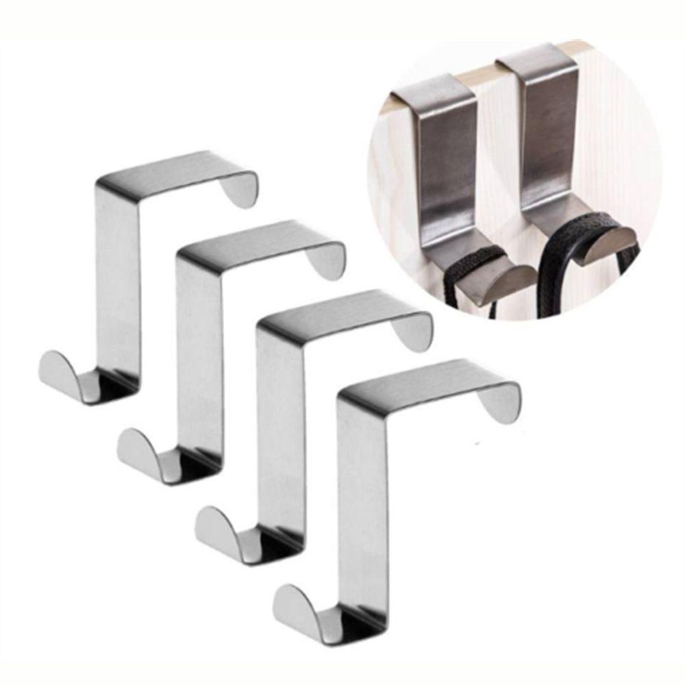 Set 2 Móc Treo Đồ Hình Chữ Z Gắn Cửa Tủ Chạn Tiện Dụng Cho Nhà Bếp