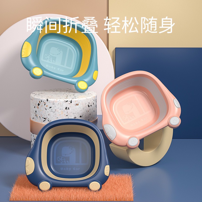 Chậu rửa mặt gấp gọn cho bé tập vệ sinh cá nhân