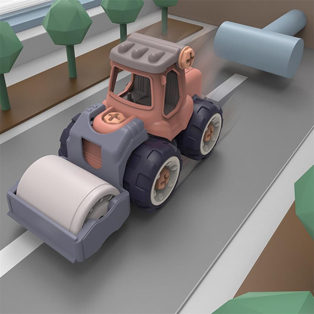 Mô hình xe công trường diy sáng tạo dành thích hợp cho bé trai kèm tua vít