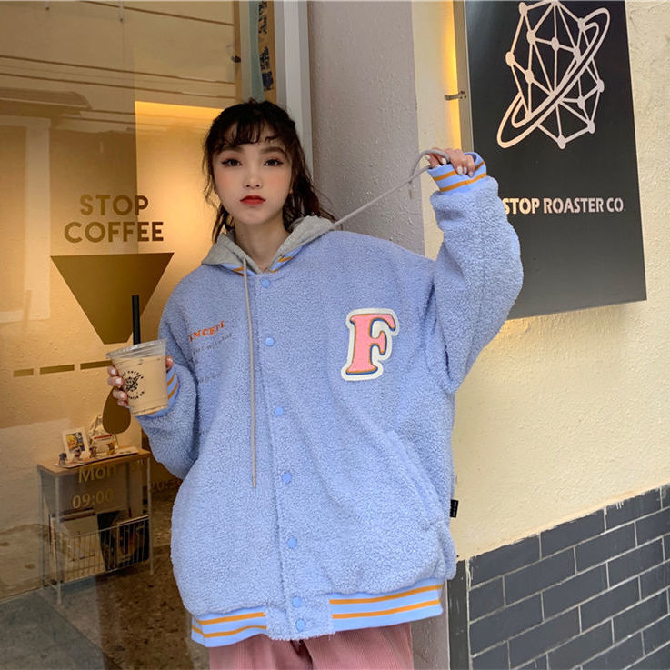 Áo Khoác Nữ Dáng Rộng Thời Trang Phong Cách Hàn Quốc | BigBuy360 - bigbuy360.vn