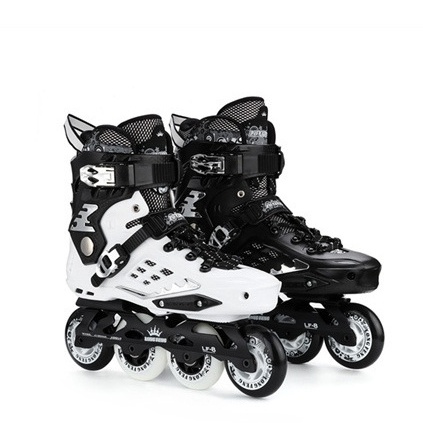 Giày trượt patin đen size 41 cao cấp chuyên nghiệp longfeng LF-8 slalom speed slide