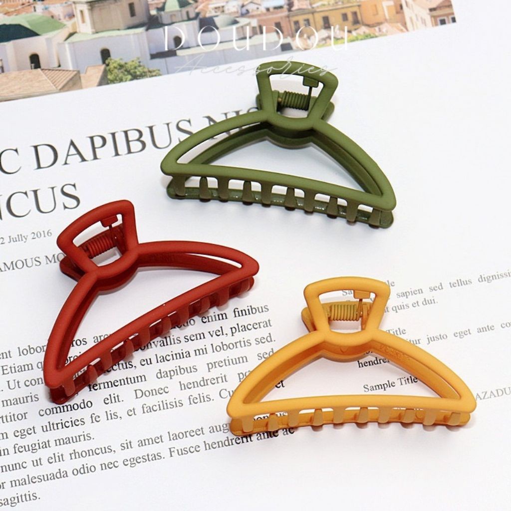 Kẹp tóc càng cua DOUDOU Kẹp mái Cặp tóc càng cua phong cách Hàn Quốc xinh xắn đáng yêu size nhỏ ZJ017