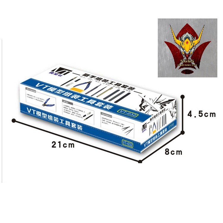 Bộ Dụng Cụ VT-032 Làm Đồ Chơi Mô Hình Lắp Ráp Gundam / Lbx Tổng Hợp 10 Món Hàng Vt Chất Lượng Cao 10 In 1