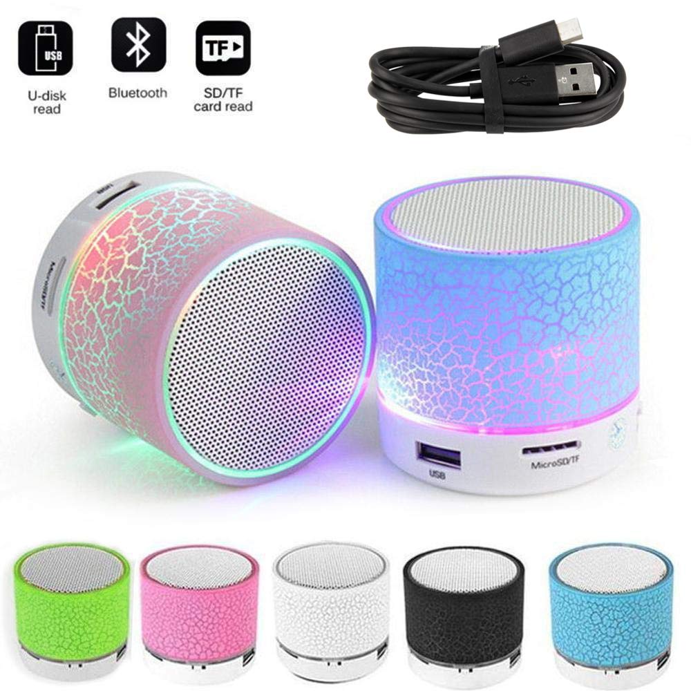 Loa Bluetooth Mini S10 Có Led - Tặng Kèm Dây Sạc