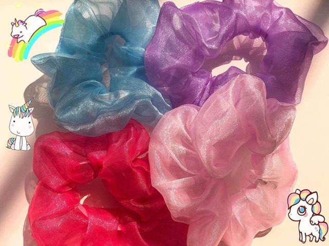 🦄BỘ SCRUNCHIES BUỘC TÓC UNICORN 🦄