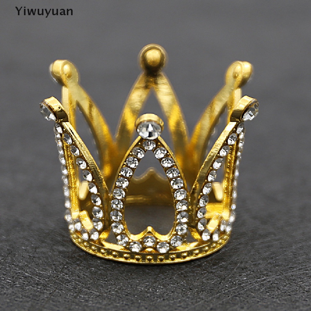 1 Vương Miện Mini Đính Ngọc Trai Nhân Tạo Trang Trí Tóc Cho Cô Dâu