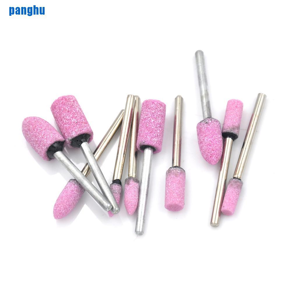 (Hàng Mới Về) Bộ 10 Dụng Cụ Mài Đá Mài Hồng Chất Lượng Cao