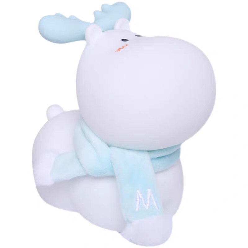 Đèn ngủ tuần lộc Bemi silicon dễ thương món quà cho bé