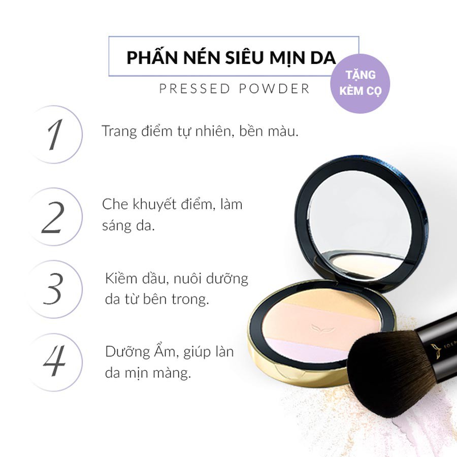 Phấn Nén Kiềm Dầu Siêu Mịn Da FOX Pressed Powder 12g | BigBuy360 - bigbuy360.vn
