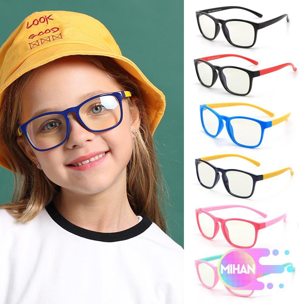 Mắt kính bảo vệ chống tia UV/ánh sáng xanh gọng silicone linh hoạt cho bé