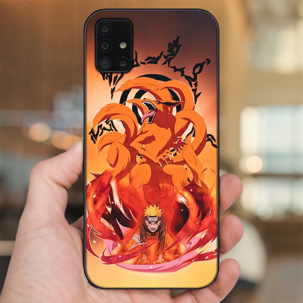 Ốp lưng Samsung A51, A71 viền đen in hình Uzumaki Naruto