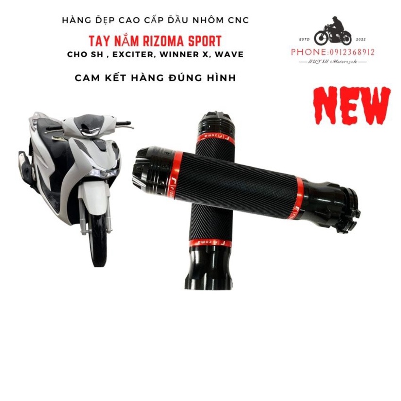 Tay Nắm Rizoma, Tay Ga, Bao Tay Bản Sport Model 2022