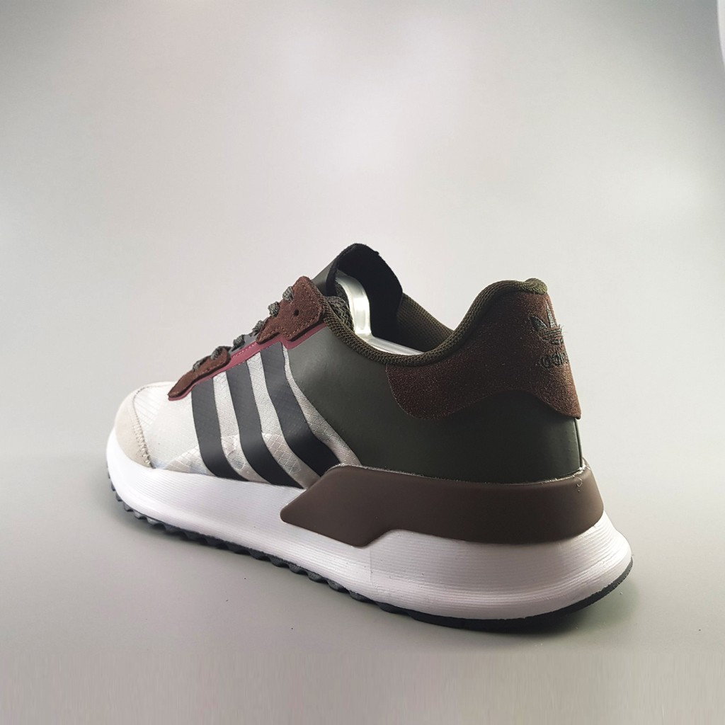 video+ảnh thực] Giày Sneaker XPLR 2019 White/Brown-ArmyGreen