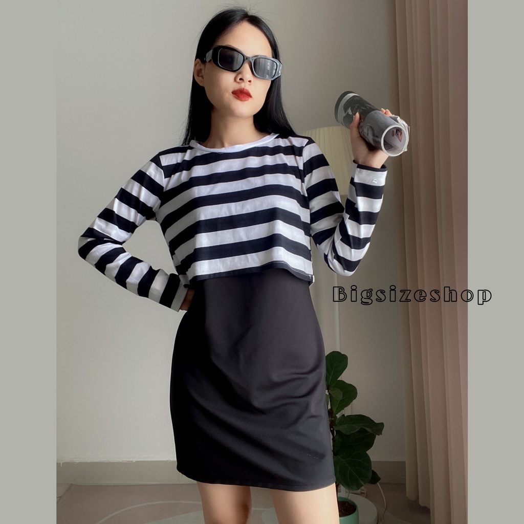 (50-90 KG) SET ĐẦM 2S (ÁO + ĐẦM 2S), CHẤT THUN CO GIÃN, THIẾT KÊ CHE VAI, BẮP TAY, BỤNG TỐT, SANG CHẢNH XUỐNG PHỐ