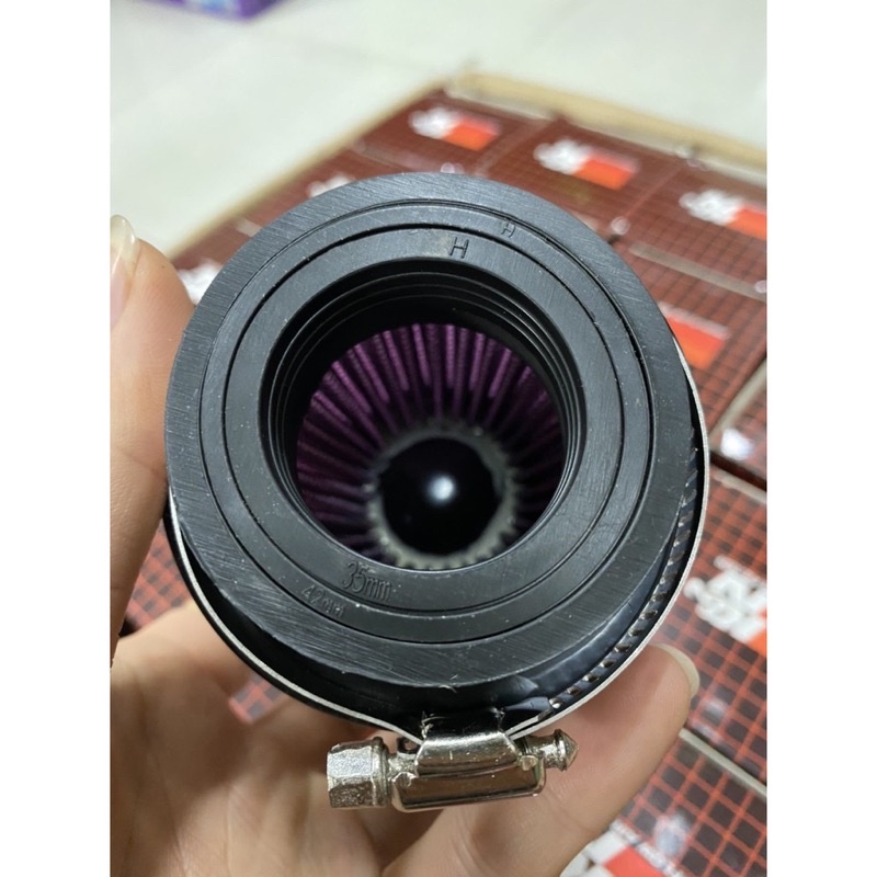 Lọc Gió Trụ Chính Hãng KN Loại To Đủ Sire Gắn Xe Máy
